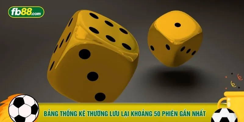 Bảng thống kê thường lưu lại khoảng 50 phiên gần nhất