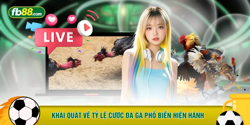 Khái quát về tỷ lệ cược đá gà phổ biến hiện hành