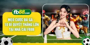 Mẹo Cược Đá Gà - 10 Bí Quyết Thắng Lớn Tại Nhà Cái FB88