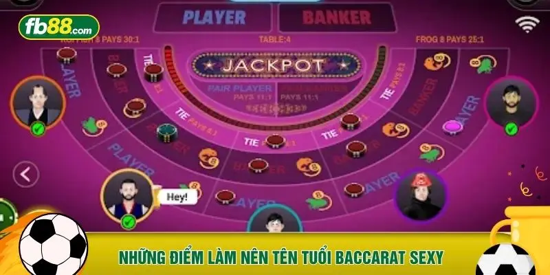 Những điểm làm nên tên tuổi Baccarat Sexy