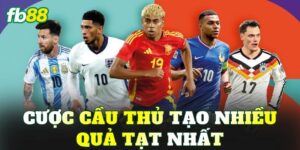 Cược Cầu Thủ Tạo Nhiều Quả Tạt Nhất