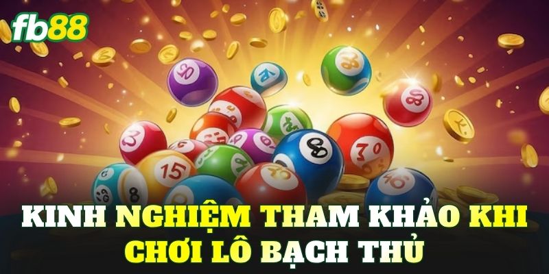 Kinh nghiệm tham khảo khi chơi lô bạch thủ